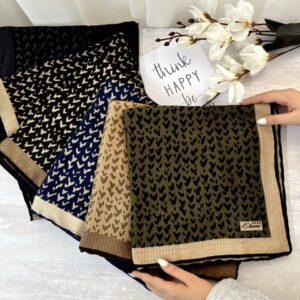 روسری نخی با پارچه زنبوری کد ۲۱۷