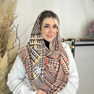 روسری نخی سیا اسکارف کد 173