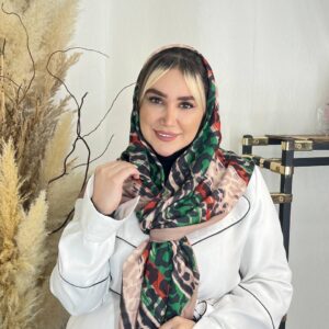 روسری نخی سیا اسکارف کد 146